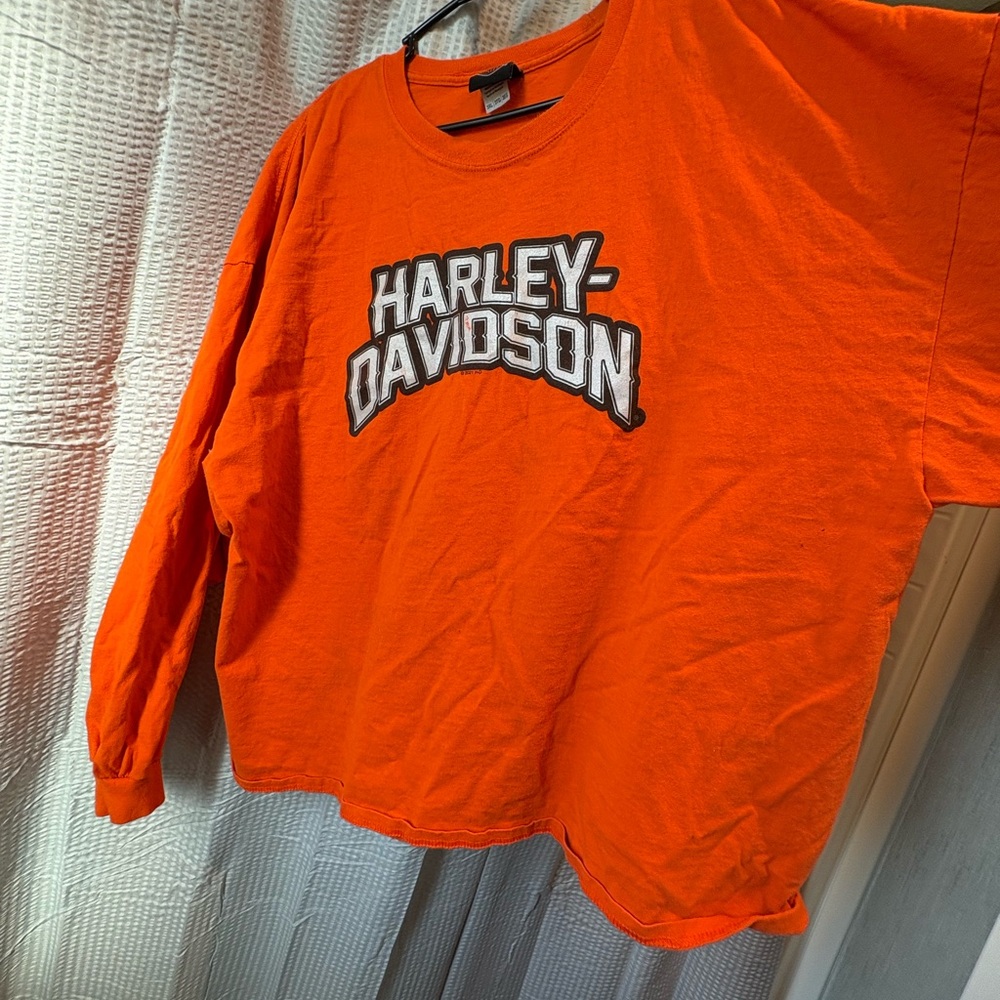 Orange Harley long sleeve